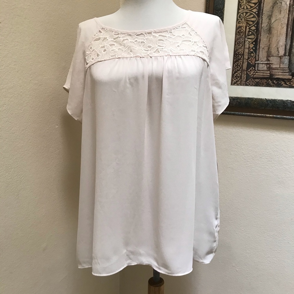 Anthropologie Maeve Top Butterfly Sleeve